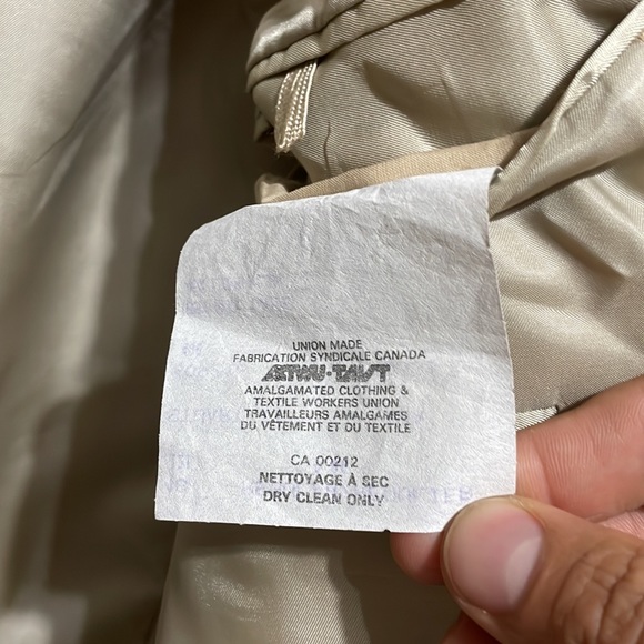 Paul Stuart size 48R linen wool blend light brown/Tan Sports Jacket - Picture 7 of 14